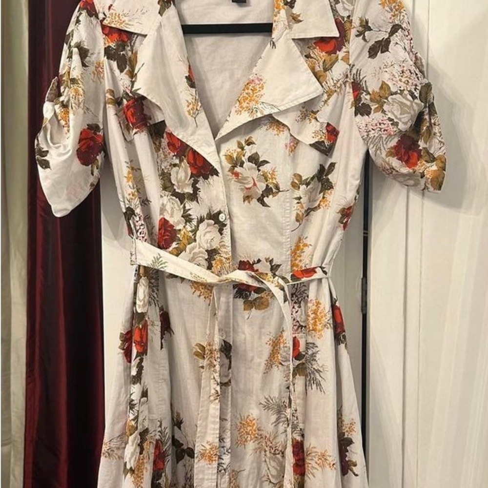 British Tea time midi dress